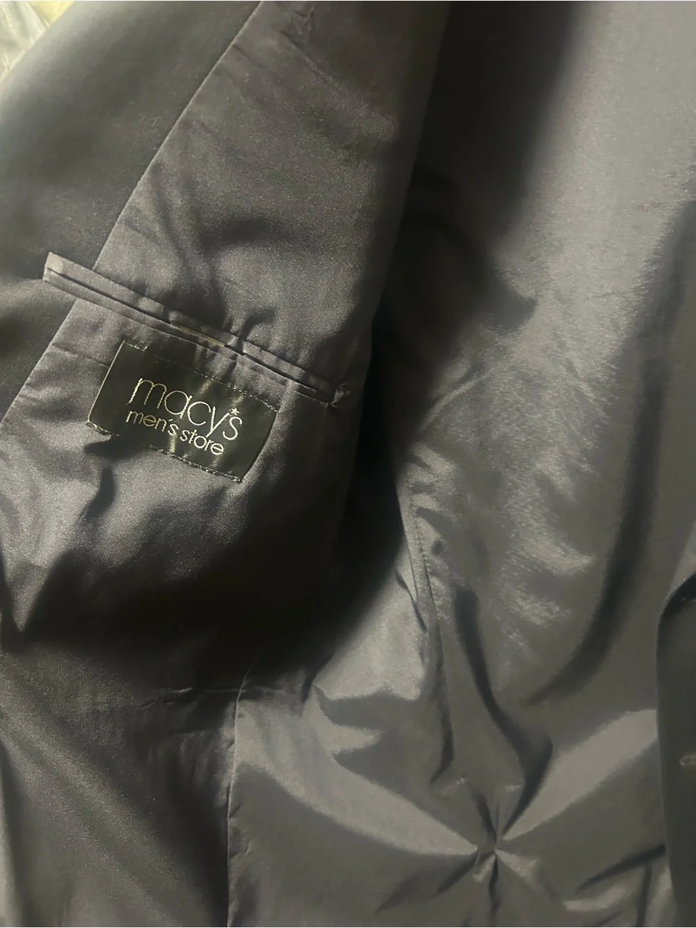 Polo by Ralph Lauren Black Men's Two-Button Suit Jacket